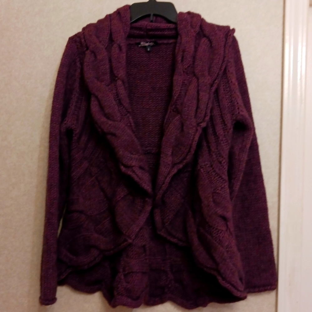 Elisabetta Wine Sweater